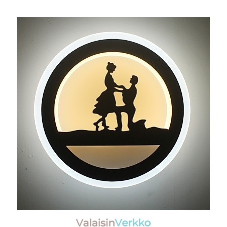 Vuoteen vierellä koristeltu valaisin Makuuhuone Luova olohuone Valokäytävälamppu Moderni minimalistinen seinävalaisin