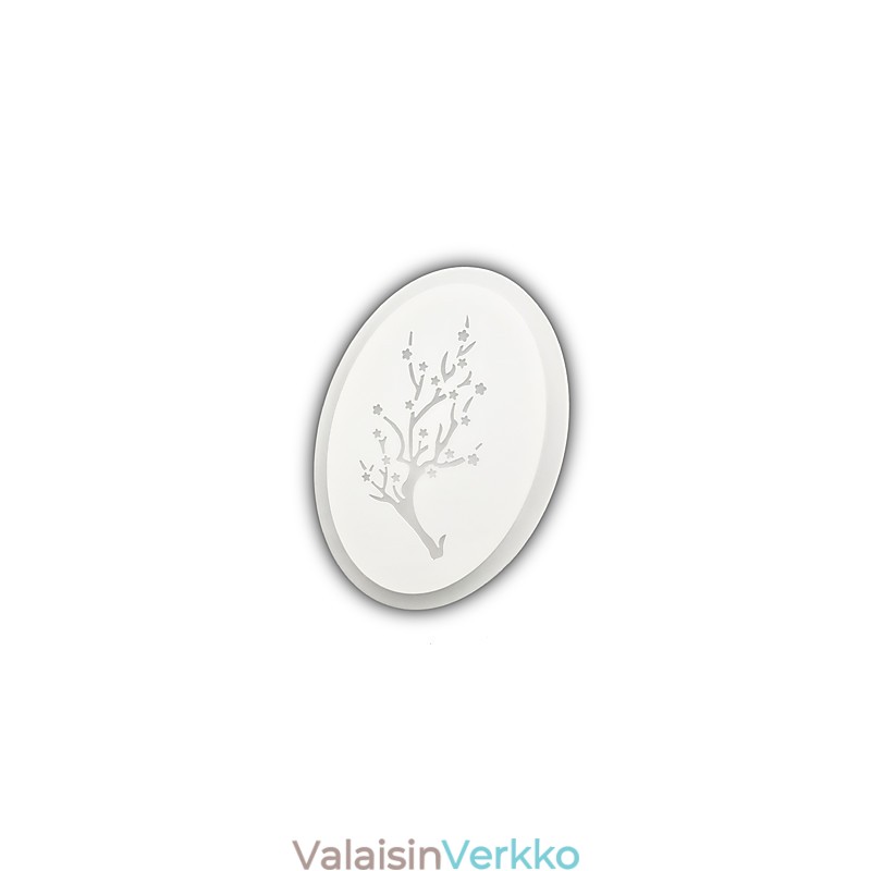 Luumuveistetty akryylikuorinta seinävalaisin pyöreä muotoinen yöpöytälamppu käytävän valot lämmin valkoinen AC220V
