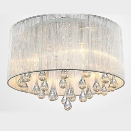 Kattovalo Moderni Crystal 4 -lamppu