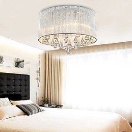 Kattovalo Moderni Crystal 4 -lamppu