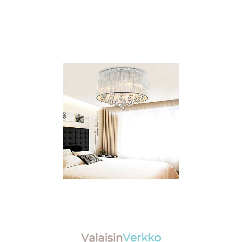 Kattovalo Moderni Crystal 4 -lamppu