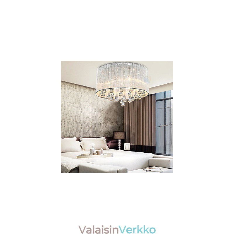Kattovalo Moderni Crystal 4 -lamppu