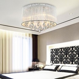 Kattovalo Moderni Crystal 4 -lamppu