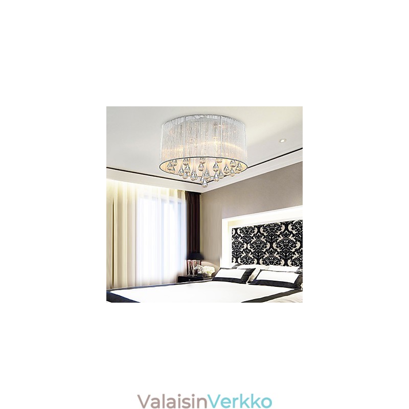 Kattovalo Moderni Crystal 4 -lamppu