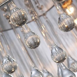 Kattovalo Moderni Crystal 4 -lamppu