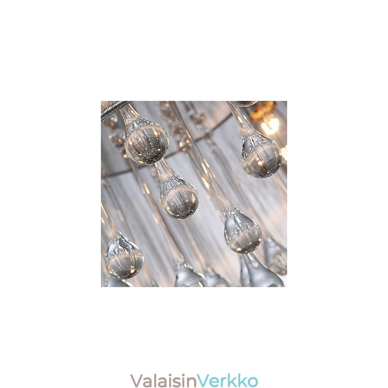 Kattovalo Moderni Crystal 4 -lamppu