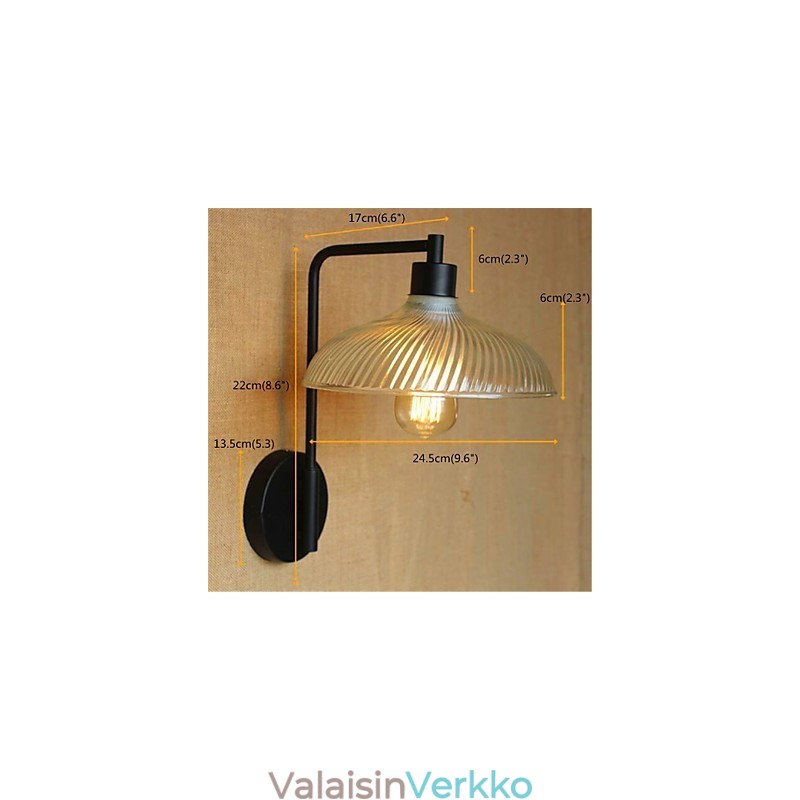 Rustic Lodge Country Black Oxide -viimeistelyominaisuus kääntövarren ympäristövalolle