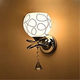 Hotel Bedroom Bedside Lamp Moderni minimalistinen lasiseinävalaisin