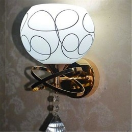 Hotel Bedroom Bedside Lamp Moderni minimalistinen lasiseinävalaisin