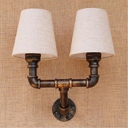 Rustic Lodge Brass -ominaisuus Ambient Light -seinävalaisimille
