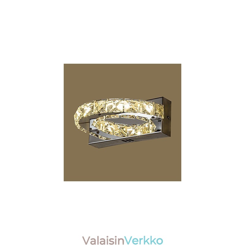 Integroitu moderni nykyaikainen maalausominaisuus Crystal Ambient Light -seinävalaisimille