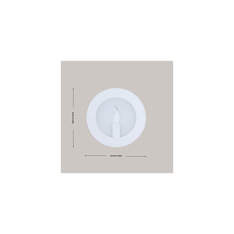 Integroitu moderni nykyaikainen maalausominaisuus Ambient Light -seinävalaisimille