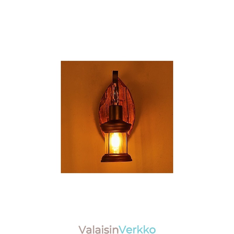 Single Head Industrial Vintage Retro puinen metallimaalaus värillinen seinävalaisin kotihotellin käytävälle Koristele seinävalo