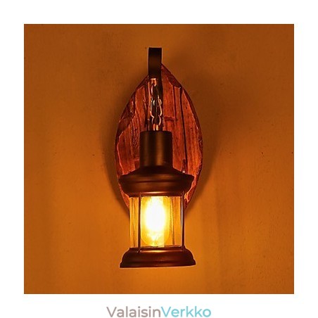 Single Head Industrial Vintage Retro puinen metallimaalaus värillinen seinävalaisin kotihotellin käytävälle Koristele seinävalo Single Head Industrial Vintage Retro puinen metallimaalaus värillinen seinävalaisin kotihotellin käytävälle Koristele seinävalo