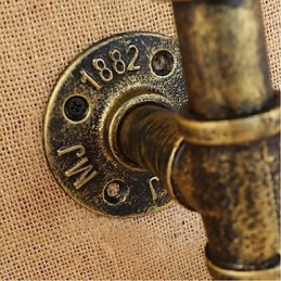 Retro Industrial tuulikytkin Vesipullon seinävalaisin Seinävalaisin Oranssi