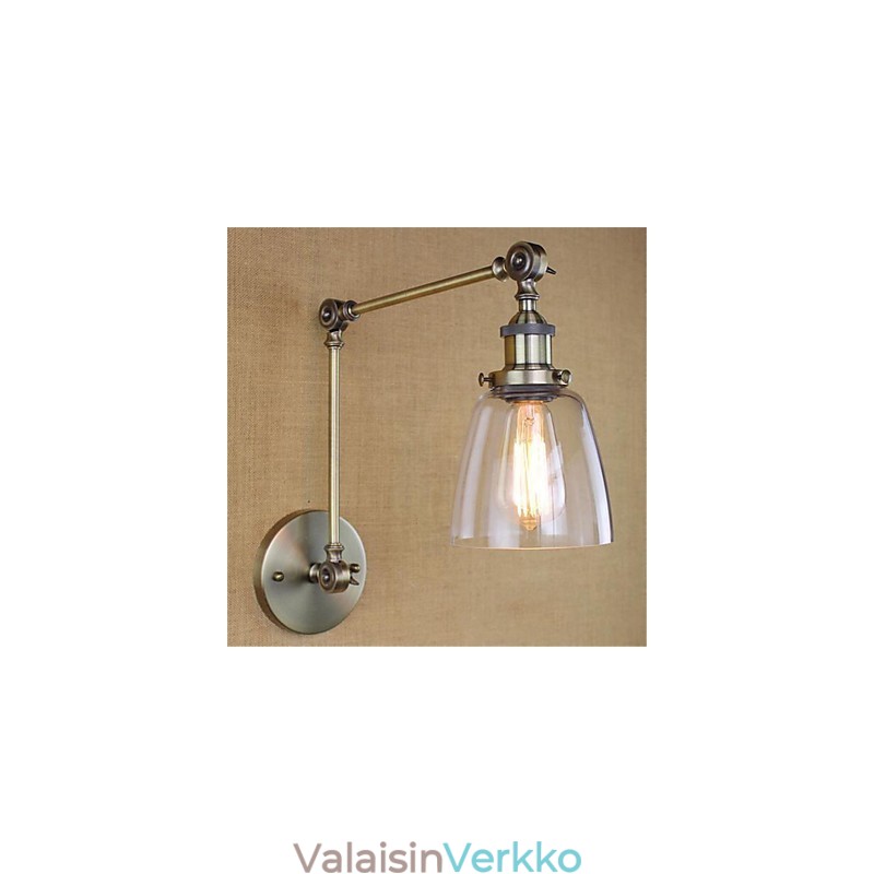 Rustic Lodge Country Retro Galvanoitu ominaisuus säädettävän korkeuden ja kulman takaamiseksi