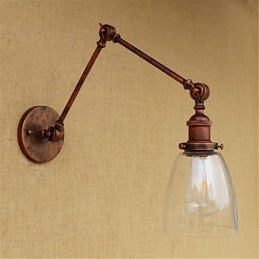 Rustic Lodge Country Retro Galvanoitu ominaisuus säädettävän korkeuden ja kulman takaamiseksi