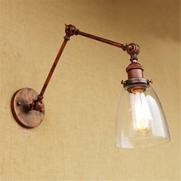 Rustic Lodge Country Retro Galvanoitu ominaisuus säädettävän korkeuden ja kulman takaamiseksi