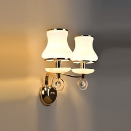 Moderni ja nykyaikainen galvanoitu ominaisuus Crystal Ambient Light -seinävalaisimille