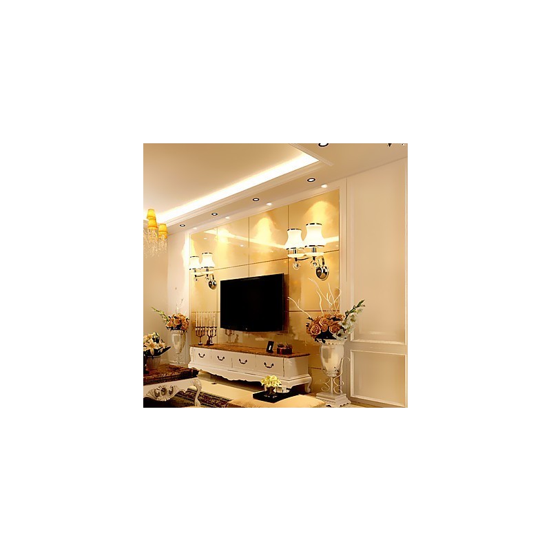 Moderni ja nykyaikainen galvanoitu ominaisuus Crystal Ambient Light -seinävalaisimille