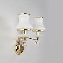 Moderni ja nykyaikainen galvanoitu ominaisuus Crystal Ambient Light -seinävalaisimille