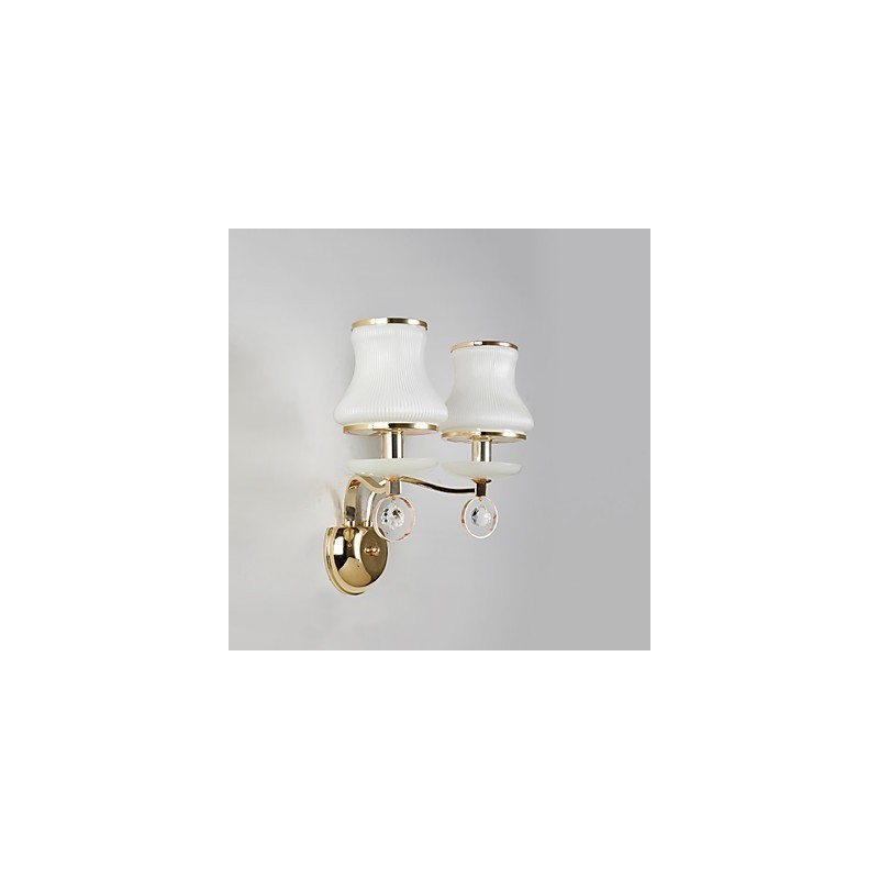 Moderni ja nykyaikainen galvanoitu ominaisuus Crystal Ambient Light -seinävalaisimille