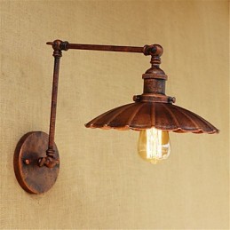 Rustic Lodge Country Retro Painting -ominaisuus minityyliselle keinuvarrelle Ambient Light Swingille