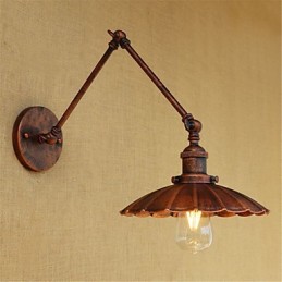 Rustic Lodge Country Retro Painting -ominaisuus minityyliselle keinuvarrelle Ambient Light Swingille