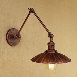 Rustic Lodge Country Retro Painting -ominaisuus minityyliselle keinuvarrelle Ambient Light Swingille