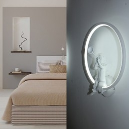 Nordic Modern Minimalist Seinävalaisin Makuuhuoneen Koristevalaisimet Alumiinituotteet Valaisimet Enkelit Käytävät Seinävalaisimet