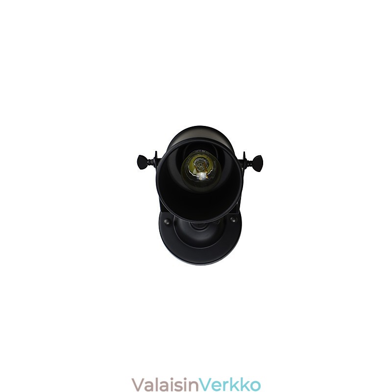 Maalattu teräs seinävalaisin tyhmä musta amerikkalainen kahvikoristelu Retro seinävalo valomiekka lamppu seinälle