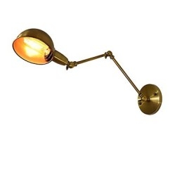 Rustic Lodge Perinteinen klassinen antiikkimessinkiominaisuus Downlight-seinävalaisimiin