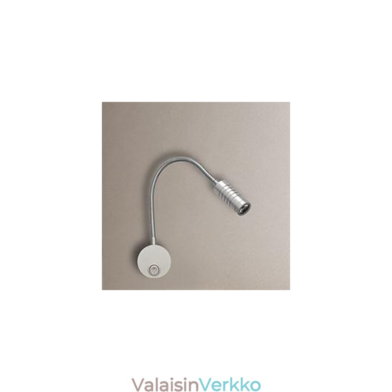 Letkun sängyn pään seinävalaisin valaisee valon lukulampun