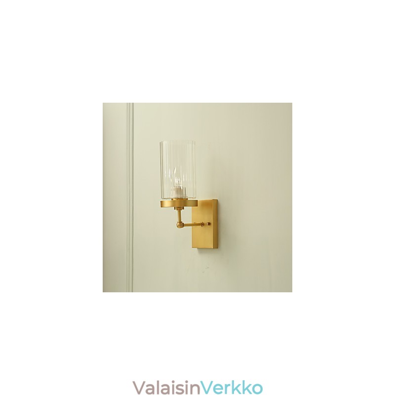 Perinteinen Classic Country Brass -ominaisuus mini-tyyliselle seinävalaisimille
