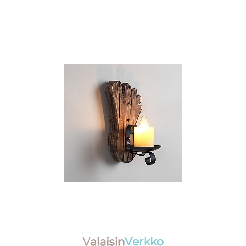 Single Head Industrial Vintage Retro puinen metallimaalaus värillinen seinävalaisin kotihotellin käytävälle Koristele seinävalo