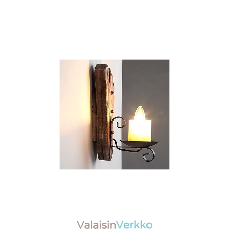 Single Head Industrial Vintage Retro puinen metallimaalaus värillinen seinävalaisin kotihotellin käytävälle Koristele seinävalo