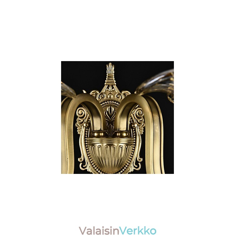 Rustic Lodge Brass -ominaisuus mini-tyyliselle seinävalaisimille
