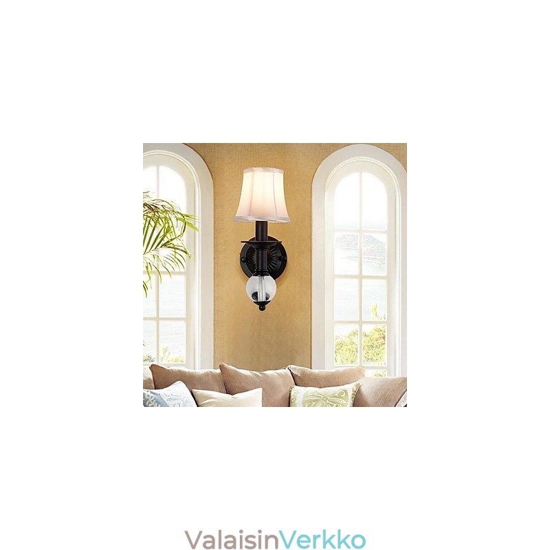 Vintage galvanoitu ylävalaisin seinävalaisin