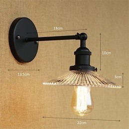 Country Retro Painting Ominaisuus Mini Style Eye Protection Ambient Light -seinälamppuihin