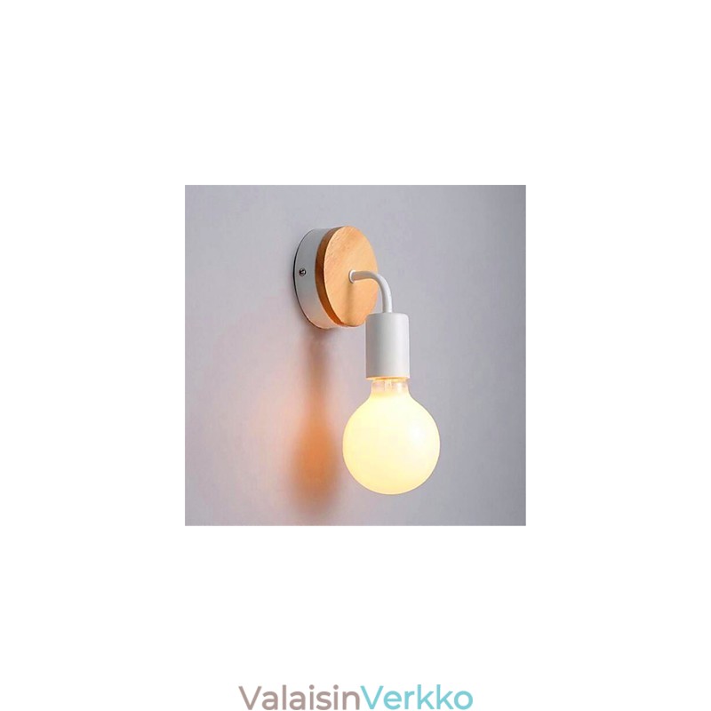 Moderni Minimalistinen Luova Persoonallisuus Puinen rautalamppu Käytävä Parveke Makuuhuone Sängyn puolella rautainen seinävalaisin