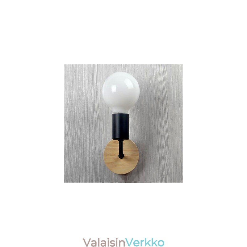 Moderni Minimalistinen Luova Persoonallisuus Puinen rautalamppu Käytävä Parveke Makuuhuone Sängyn puolella rautainen seinävalaisin