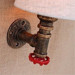 Rustic Lodge Brass -ominaisuus Ambient Light -seinävalaisimille