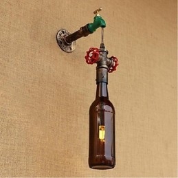 Moderni uusi luova pulloseinävalaisin Wall Light