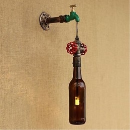 Moderni uusi luova pulloseinävalaisin Wall Light