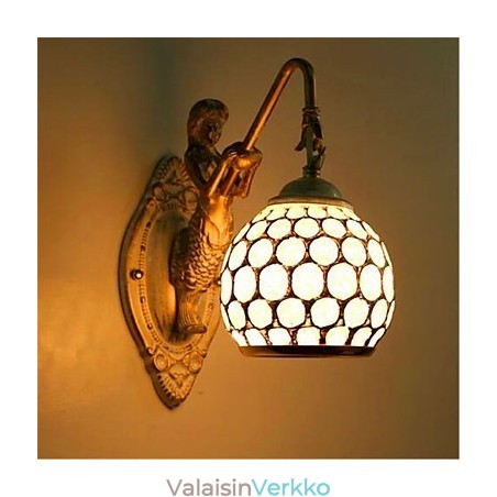 Yksinkertainen eurooppalaistyylinen seinävalaisin Retro pastoraalinen makuuhuone sängyn vieressä Parveke Portaat käytävän peililamppu Yksinkertainen eurooppalaistyylinen seinävalaisin Retro pastoraalinen makuuhuone sängyn vieressä Parveke Portaat käytävän peililamppu