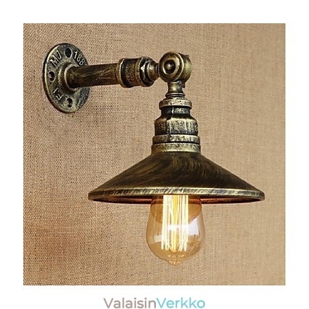 Teollisuustyylinen pohjoismainen vesiputkiseinävalaisin seinävalaisin Teollisuustyylinen pohjoismainen vesiputkiseinävalaisin seinävalaisin