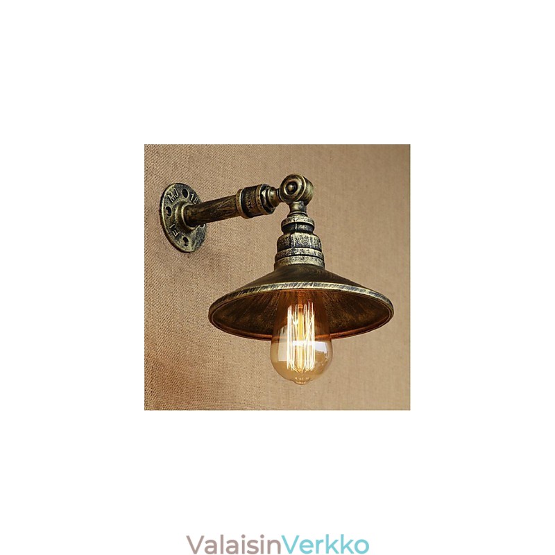 Teollisuustyylinen pohjoismainen vesiputkiseinävalaisin seinävalaisin