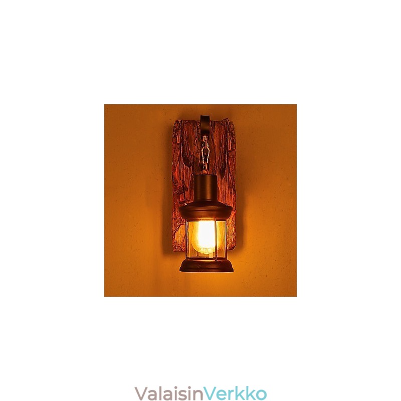 Single Head Industrial Vintage Retro puinen metallimaalaus värillinen seinävalaisin kotihotellin käytävälle Koristele seinävalo