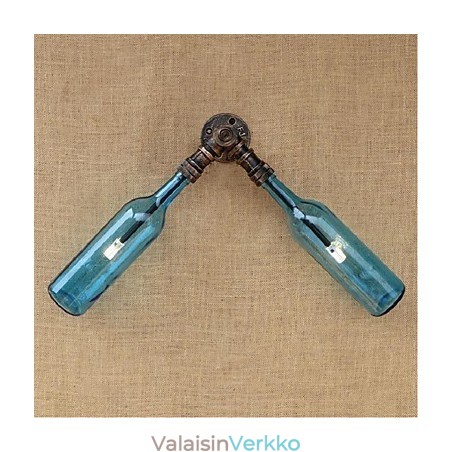 Retro American Village Creative Industry Wind Designer Vesipullon seinävalaisin Seinävalaisin Vaaleansininen Retro American Village Creative Industry Wind Designer Vesipullon seinävalaisin Seinävalaisin Vaaleansininen