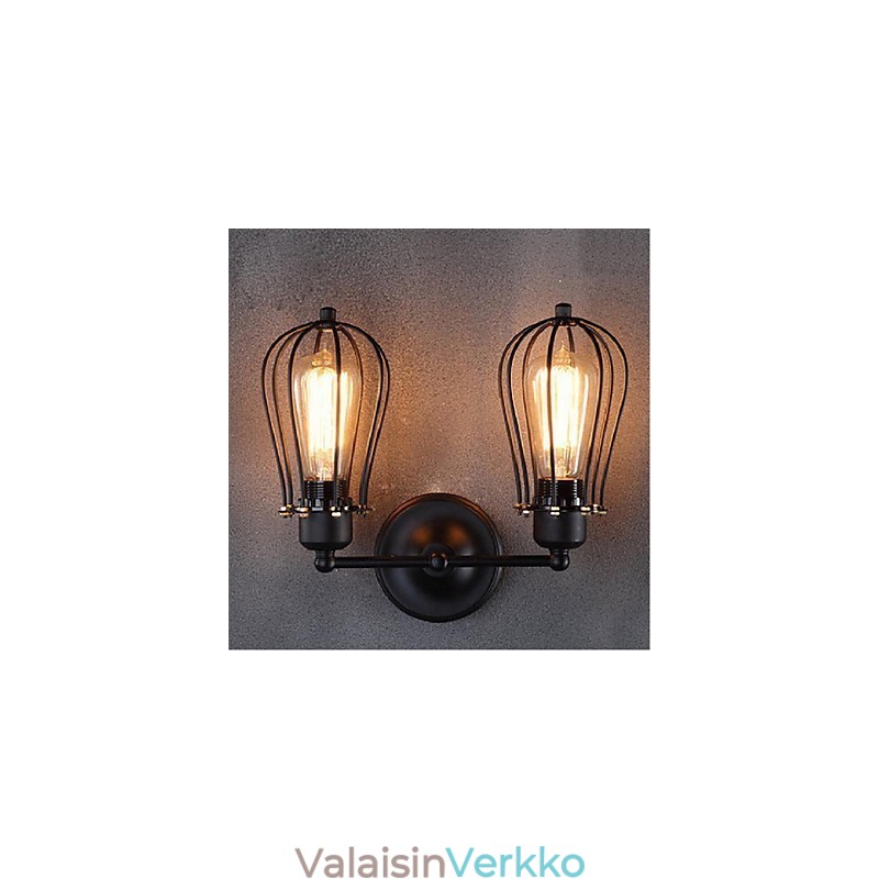Retro Greippi American Village Iron Antiikki Ravintola Käytävä Käytävä Seinävalaisin Seinävalo